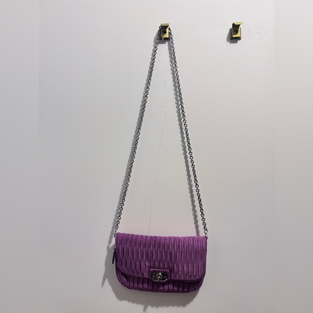 Coach purple purse